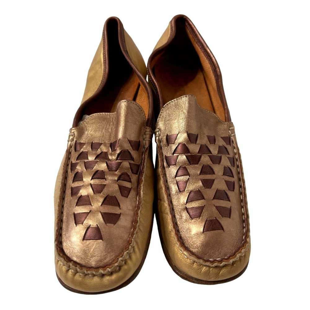 Designer Sesto Meucci Leather Loafer Driver Shoes… - image 1