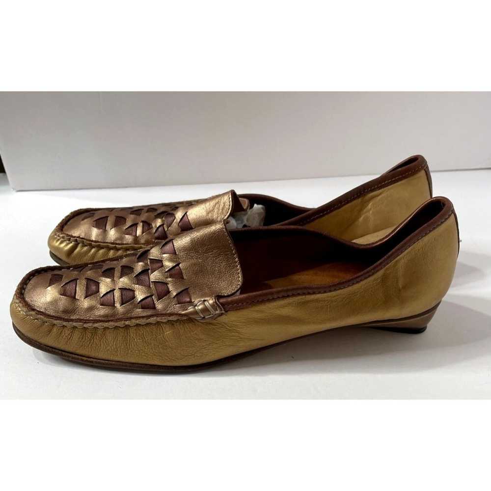 Designer Sesto Meucci Leather Loafer Driver Shoes… - image 4