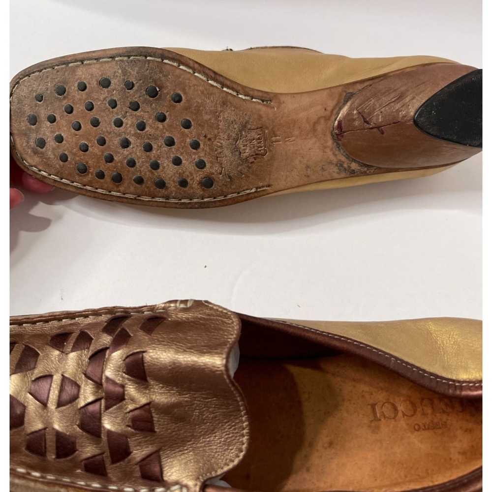 Designer Sesto Meucci Leather Loafer Driver Shoes… - image 6