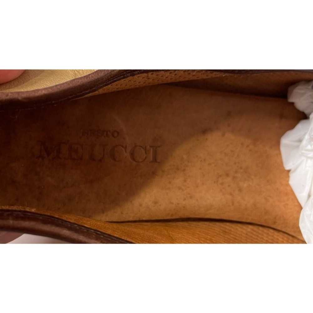 Designer Sesto Meucci Leather Loafer Driver Shoes… - image 7