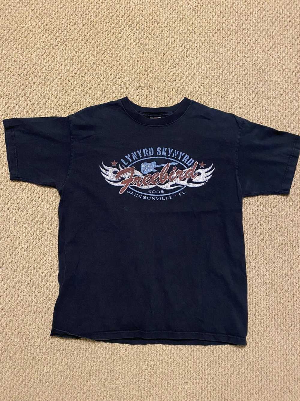 Anvil Vintage Y2K Lynard Skynard 2005 Freebird Tee - image 1