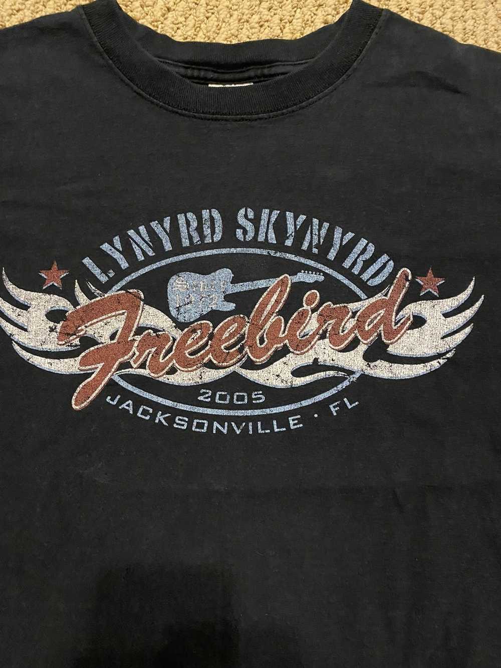 Anvil Vintage Y2K Lynard Skynard 2005 Freebird Tee - image 2