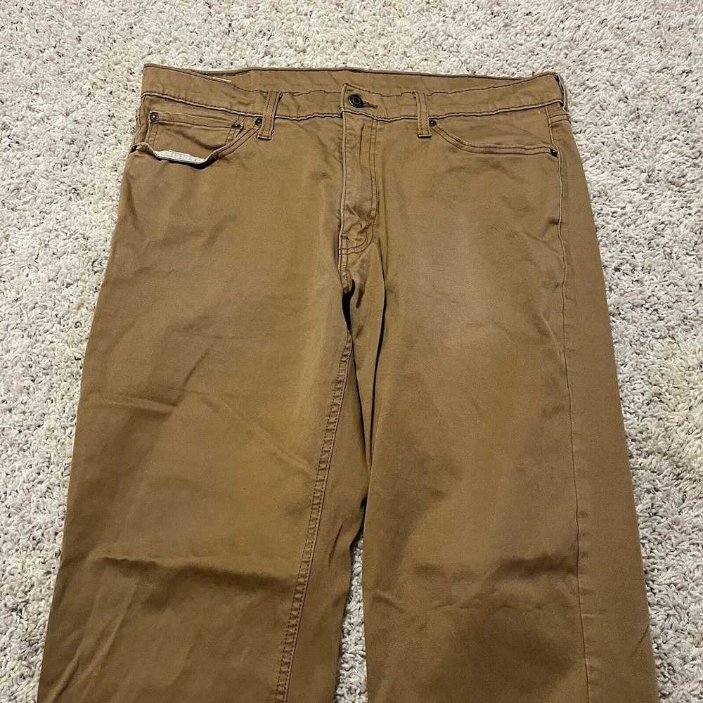 Vintage Levi’s 541 Pants 36x32 Brown Khaki Chino … - image 2