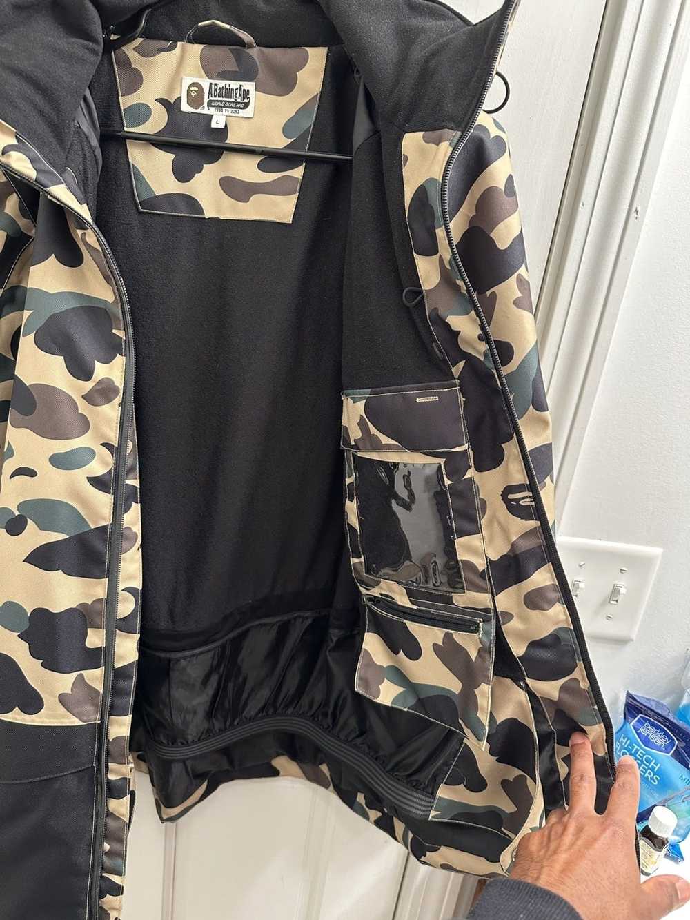 Bape 1ST CAMO SNOW BOARD JACKET TYPE 1 - image 3