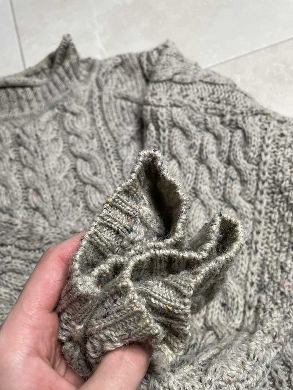 Aran Isles Knitwear × Coloured Cable Knit Sweater… - image 4