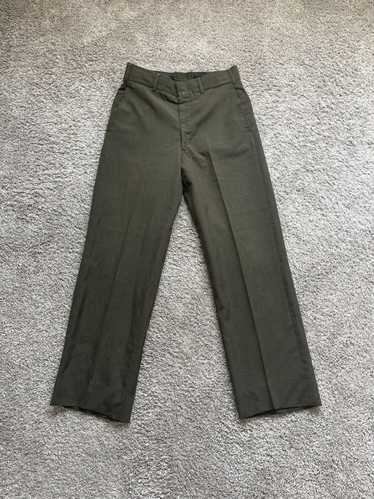 70s green trousers straight - Gem