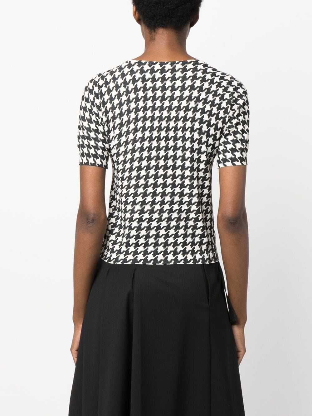 John Galliano Pre-Owned 1990s houndstooth print s… - image 4