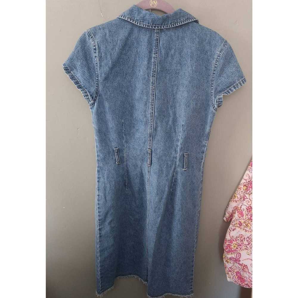 Faded Glory Vintage Denim Button Maxi shirt dress… - image 4