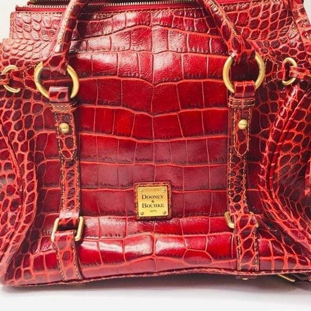 Dooney & Bourke Dooney & Bourke Red Croco Fino Cr… - image 2