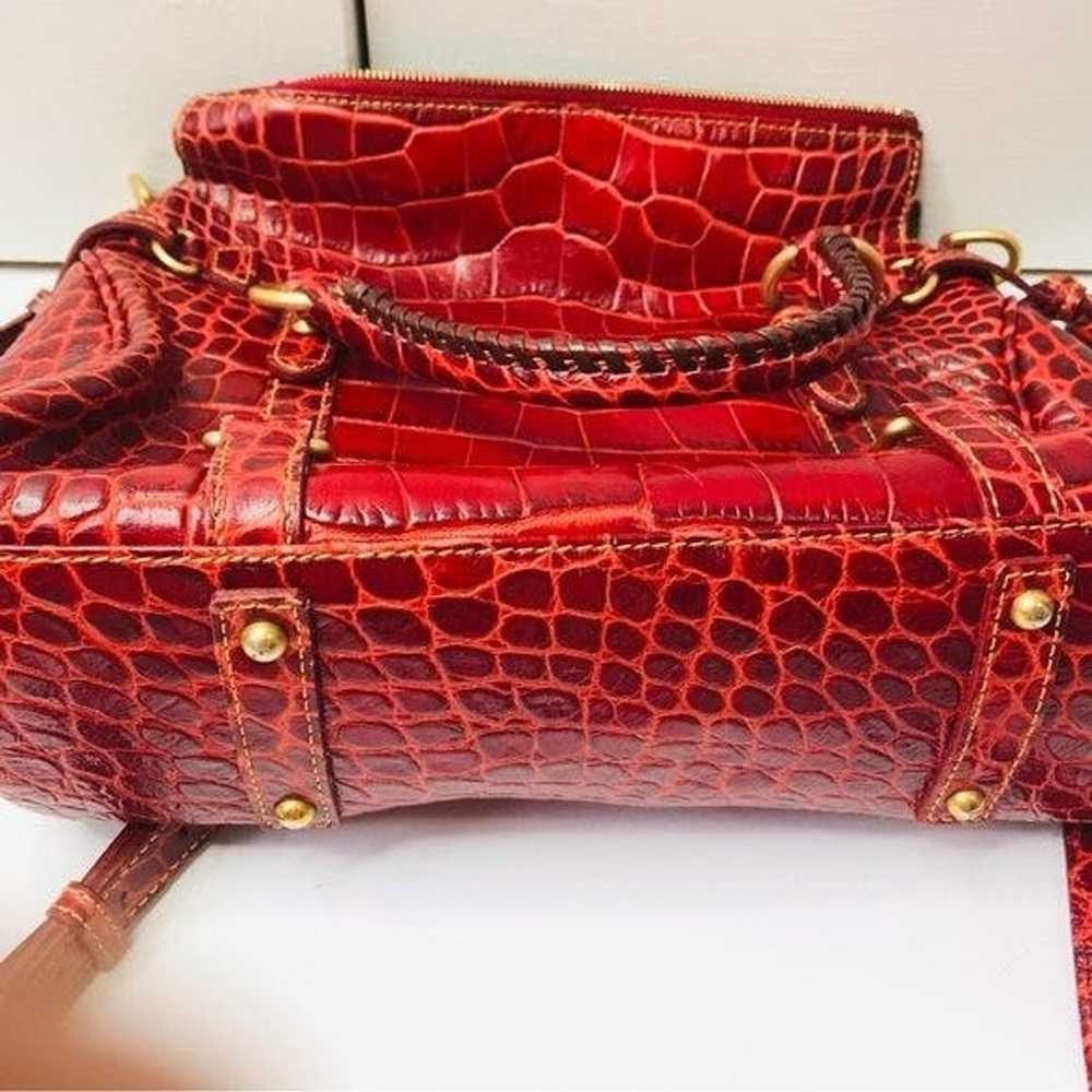 Dooney & Bourke Dooney & Bourke Red Croco Fino Cr… - image 5