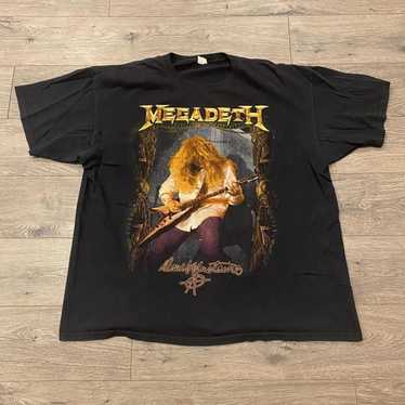 Band Tees × Rare × Vintage 2002 Megadeth Tour Con… - image 1