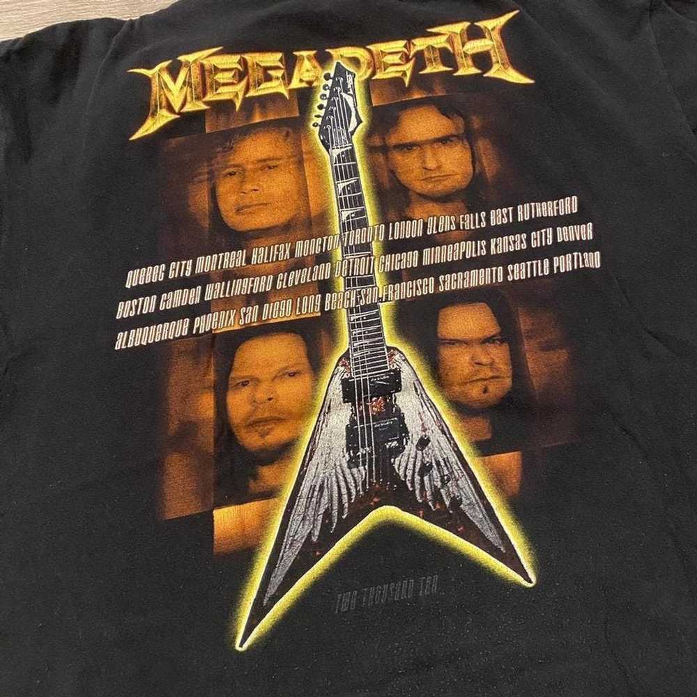 Band Tees × Rare × Vintage 2002 Megadeth Tour Con… - image 5