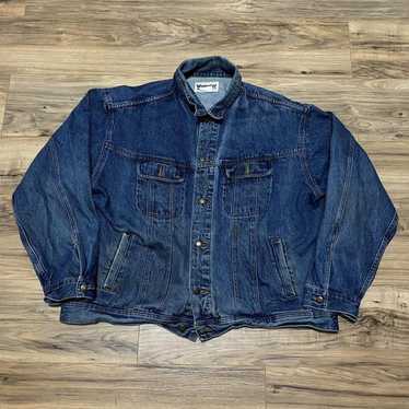 Wrangler | Jackets & Coats | Vtg Wrangler Rugged Wear Unisex Sz M Blue Jean  Denim Jacket Coat Heavy Denim Euc | Poshmark