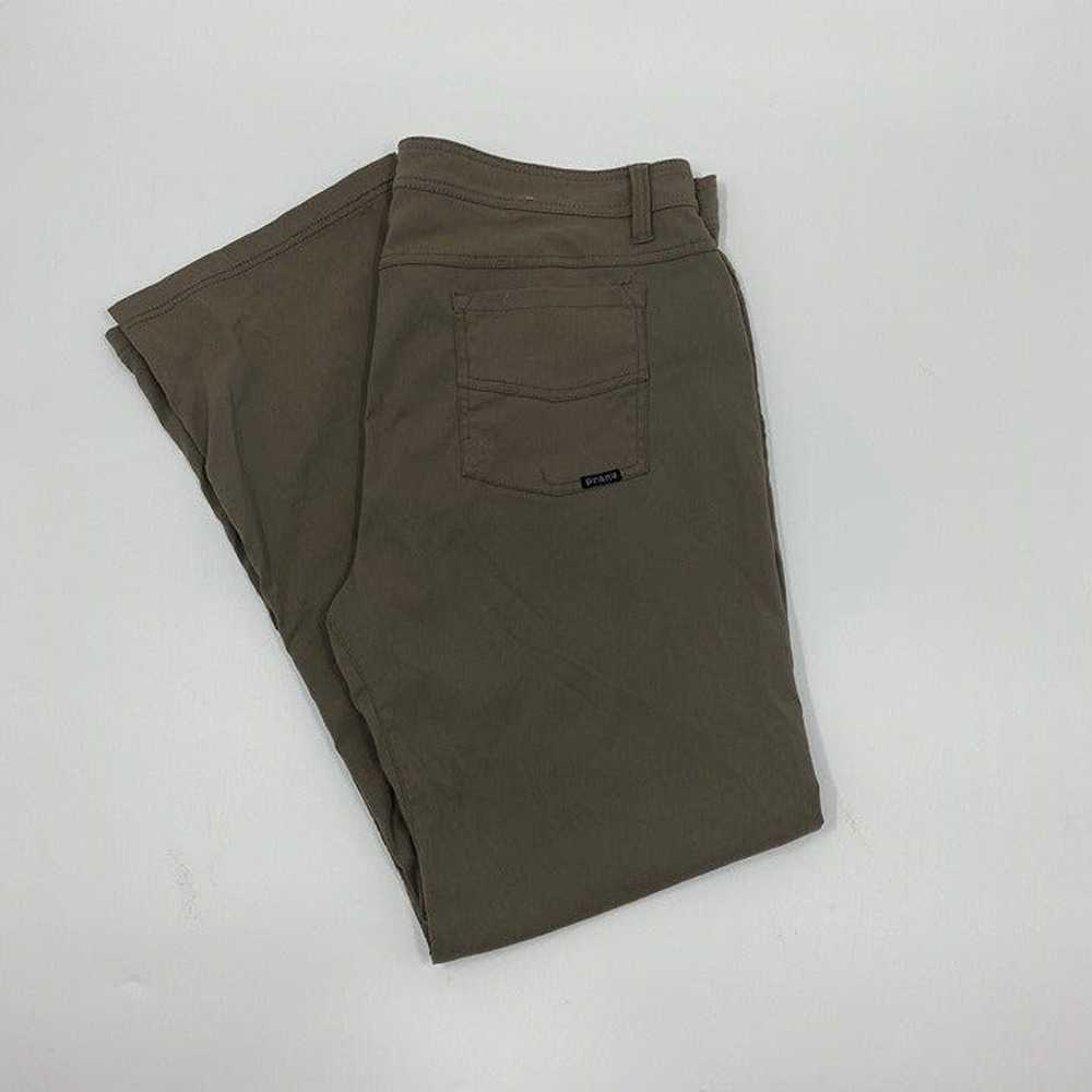 Prana Olive PrAna Nylon Hiking Pants Size 38x32 S… - image 1