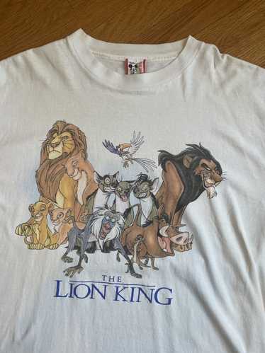 Disney × Vintage Rare 90s Lion King blue logo T-sh