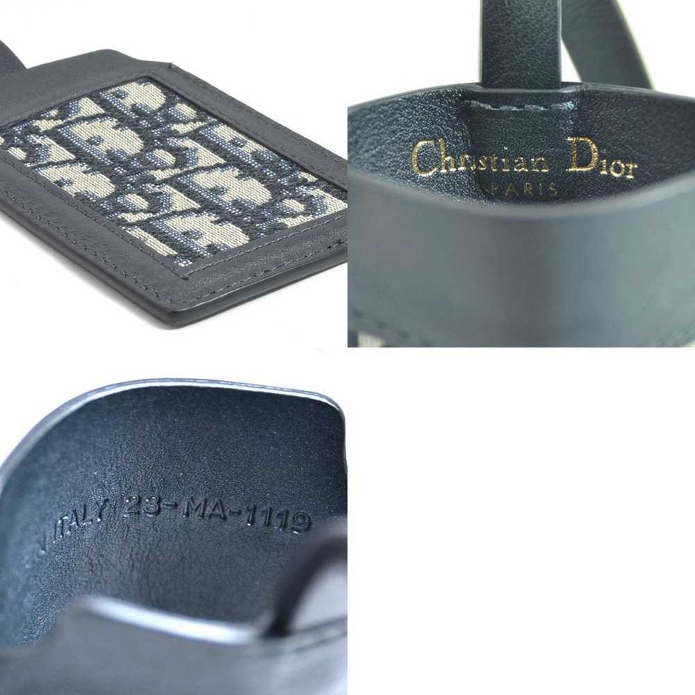 Dior Christian Dior Charm Name Tag Trotter Leathe… - image 5