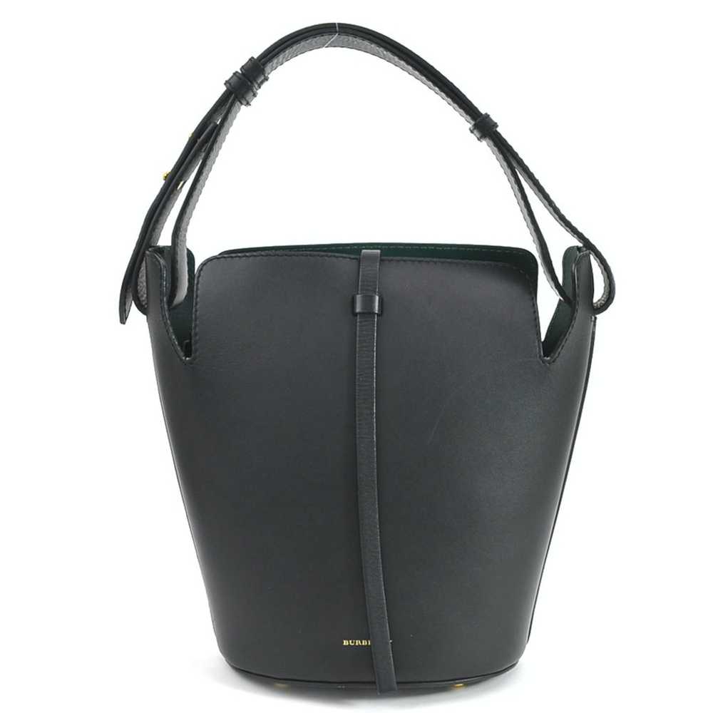 Burberry Burberry shoulder bag bucket leather bla… - image 1