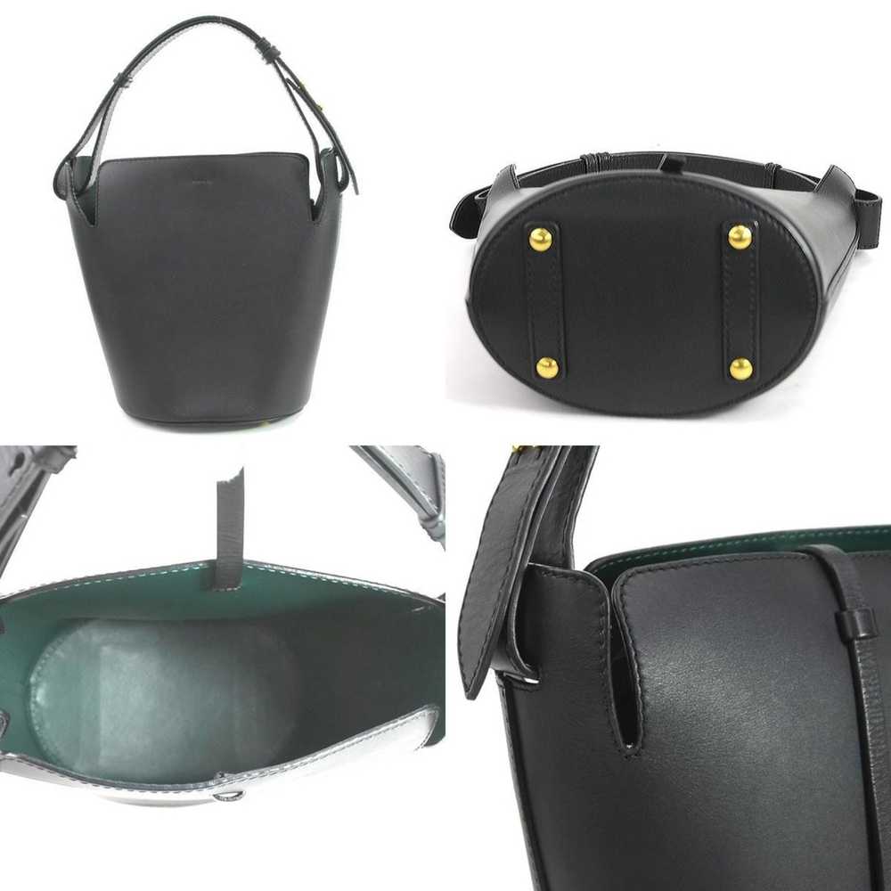 Burberry Burberry shoulder bag bucket leather bla… - image 3