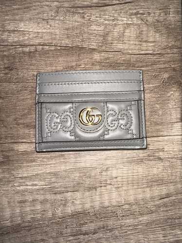 Gucci GREY GUCCI GG MATELASSÉ CARD CASE