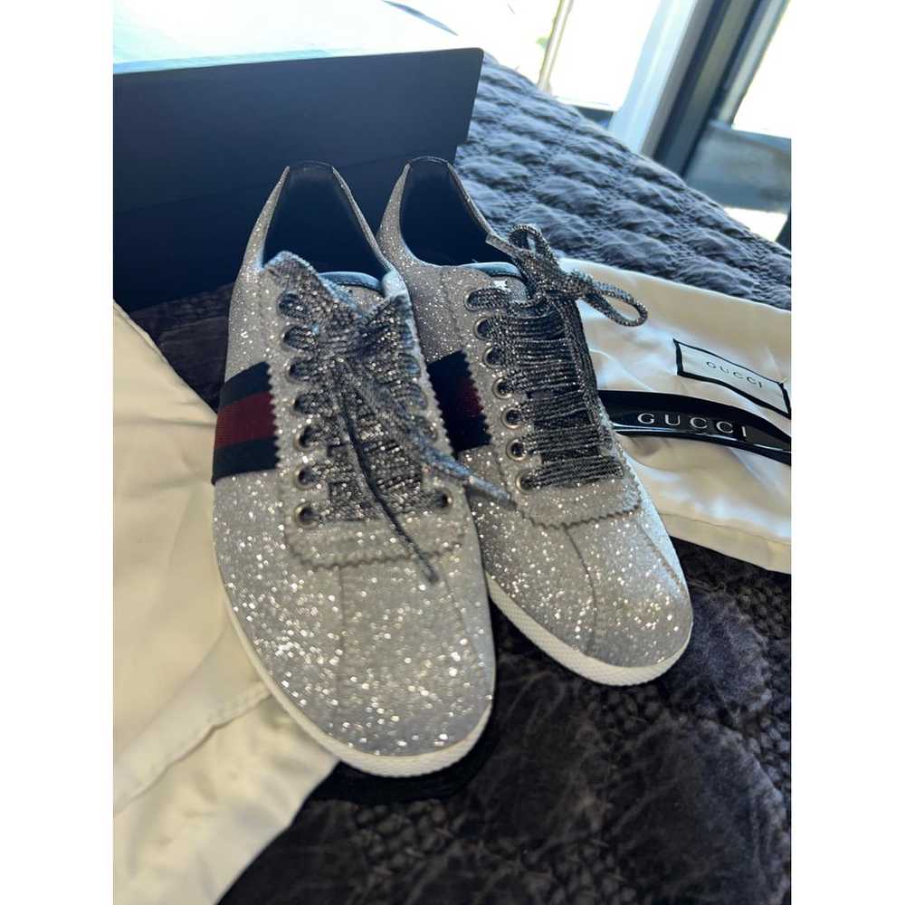 Gucci Glitter trainers - image 8