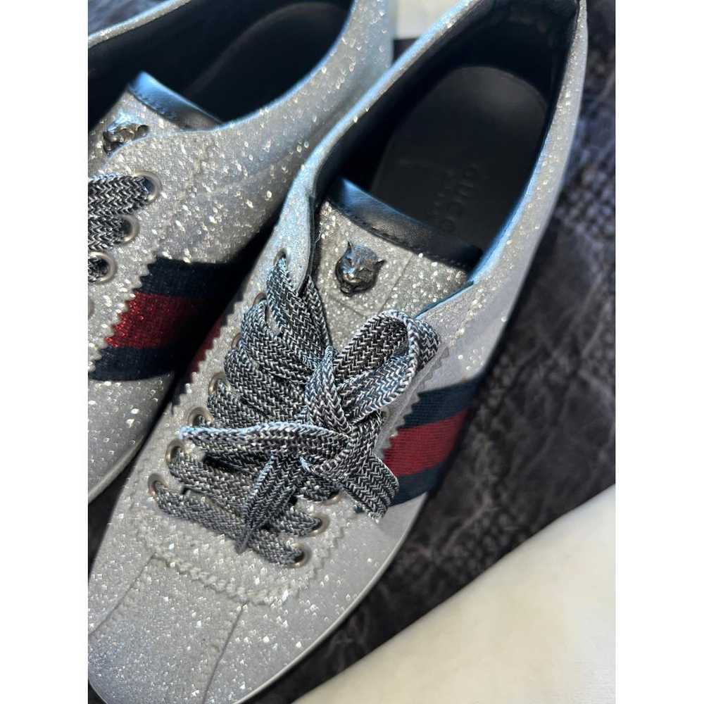 Gucci Glitter trainers - image 9