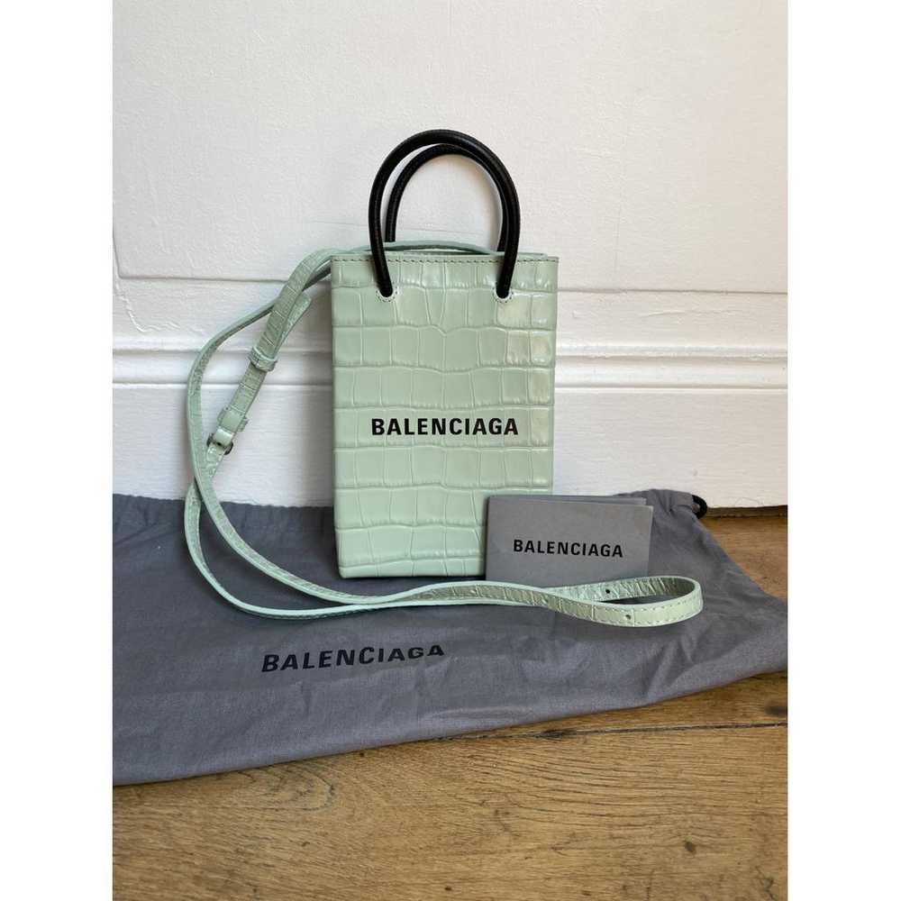 Balenciaga Shopping Phone Holder leather crossbod… - image 4