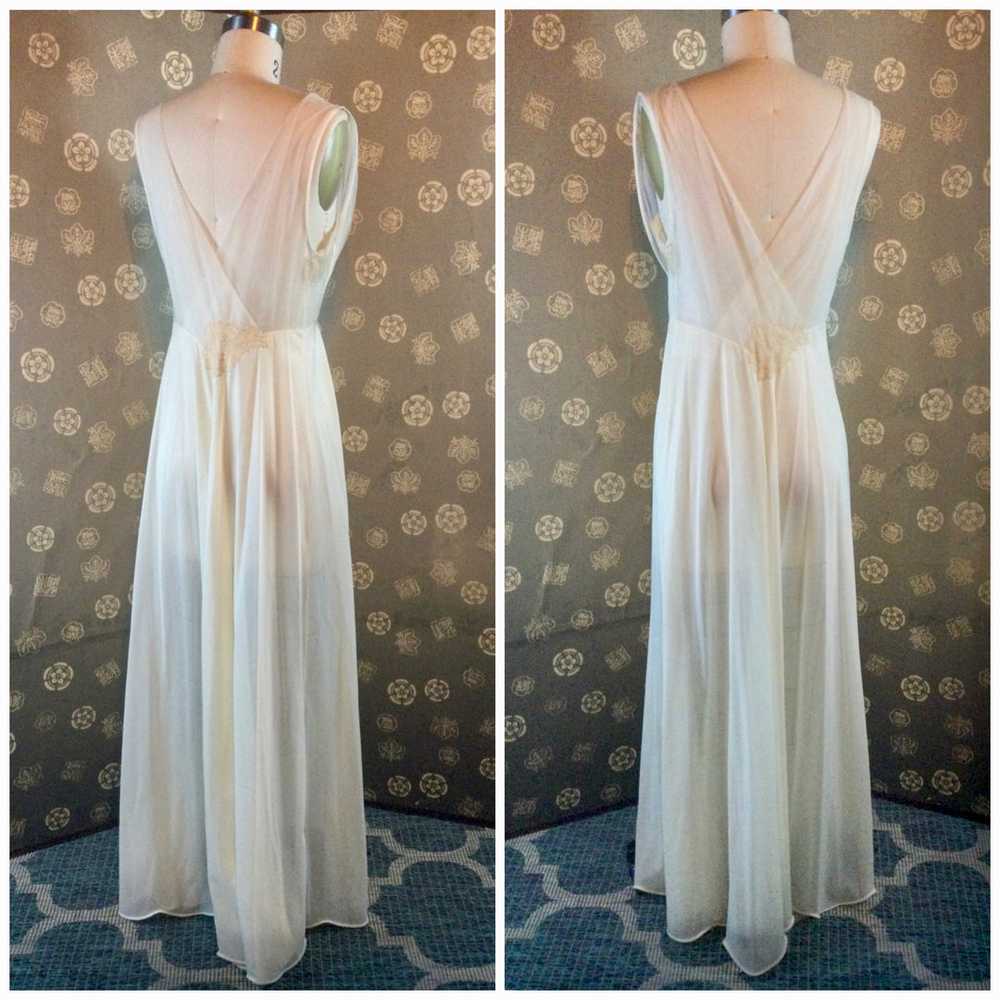 1950s Vanity Fair Sheer Tricot Nightgown - Gem