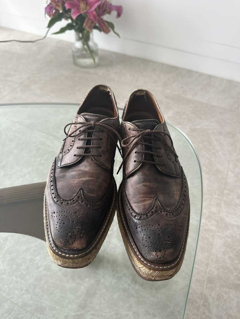 Prada Prada Oxford Brogues Platform Size 9 - 10.5… - image 5