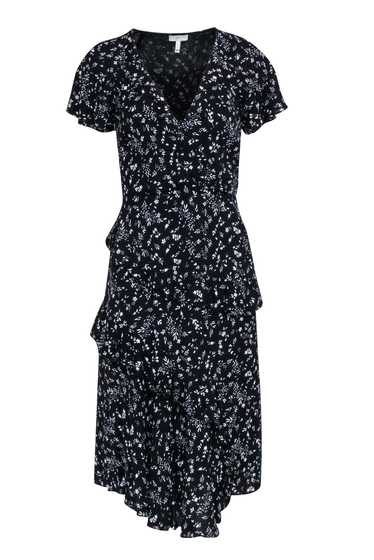 Joie - Black & White Floral Print Maxi Dress Sz 0