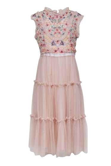 Needle and Thread - Blush Pink Floral Beaded & Emb
