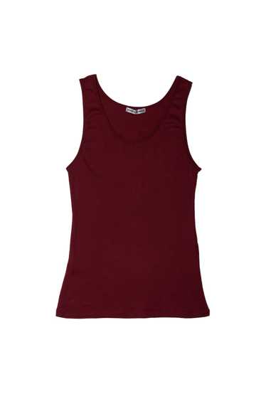 Issey Miyake STRETCH COTTON VEST TOP