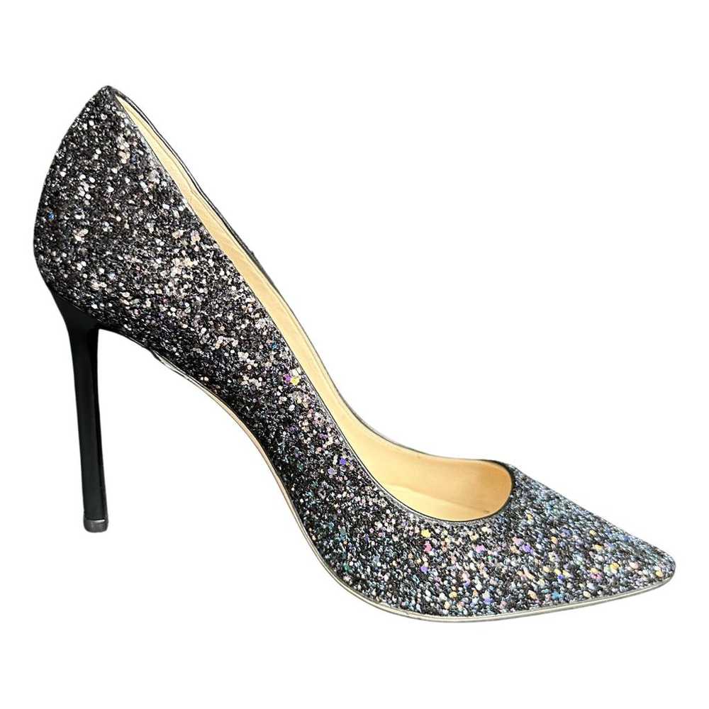 Jimmy Choo Romy glitter heels - image 1