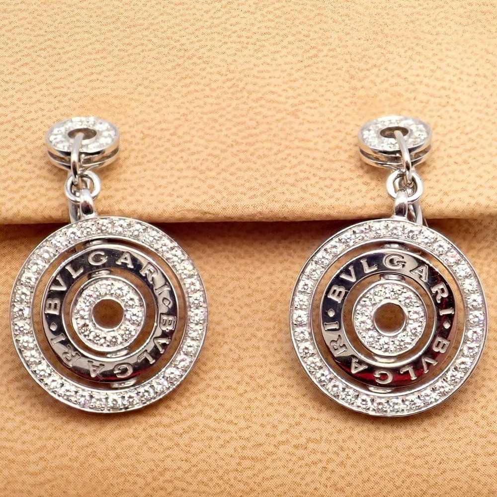 Bvlgari White gold earrings - image 12