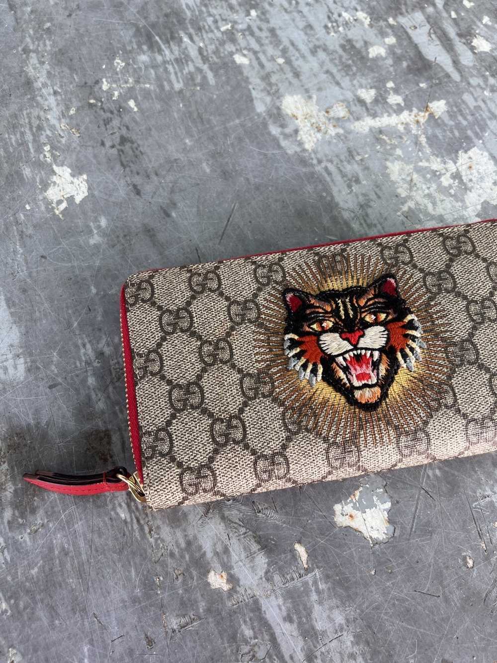 Gucci Gucci GG Guccissima Bengal Tiger Logo Wallet - image 2