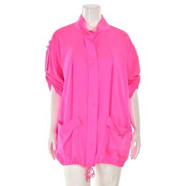 St. John SoCa Lightweight Jacket in Bright Pink