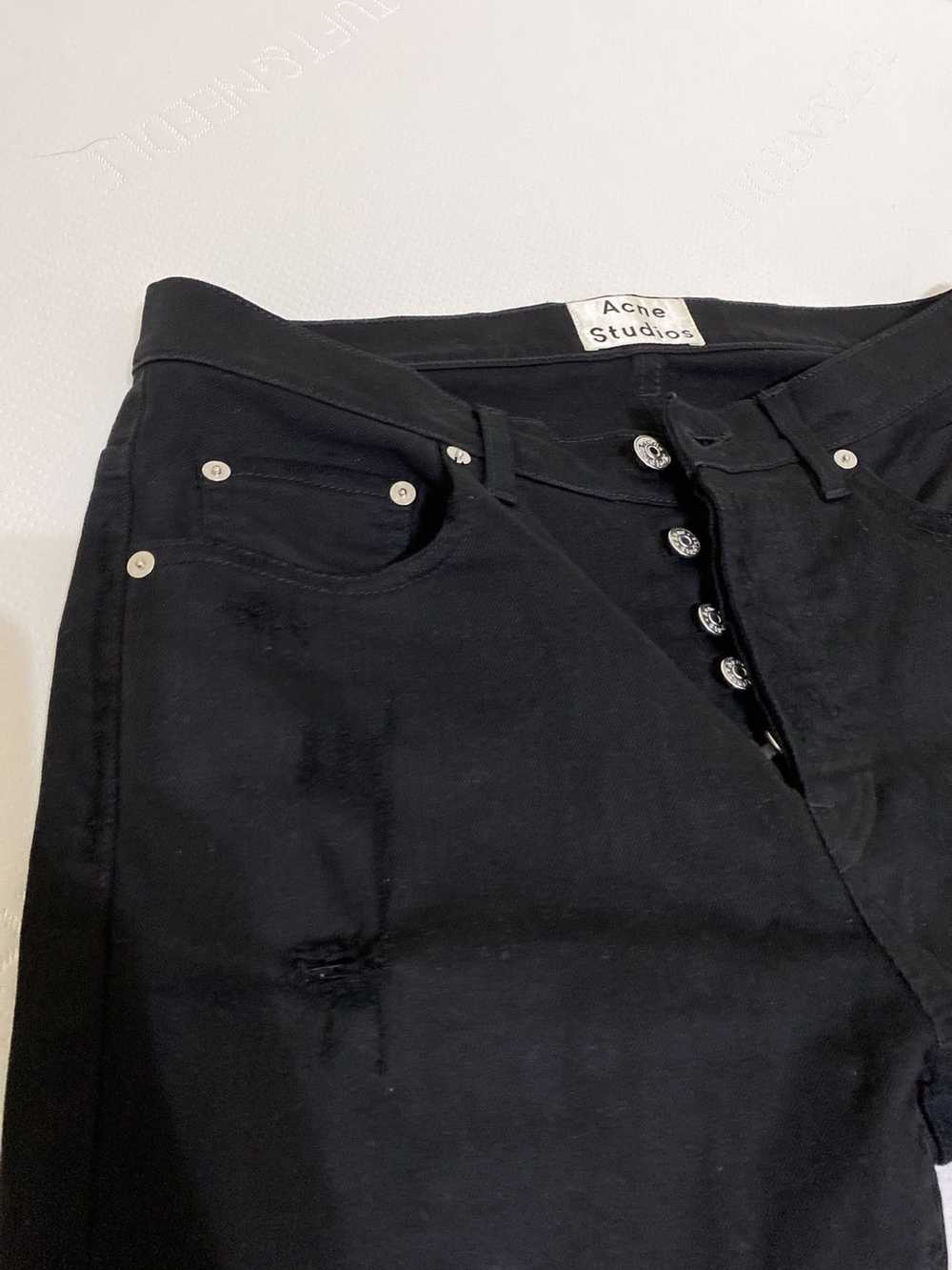 Acne Studios acne town jeans black fray cw - image 4
