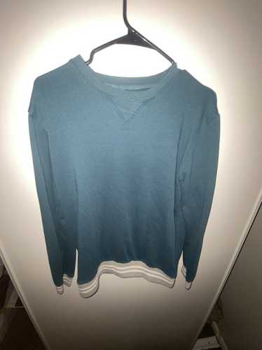 Vintage Green and grey fleece sweater