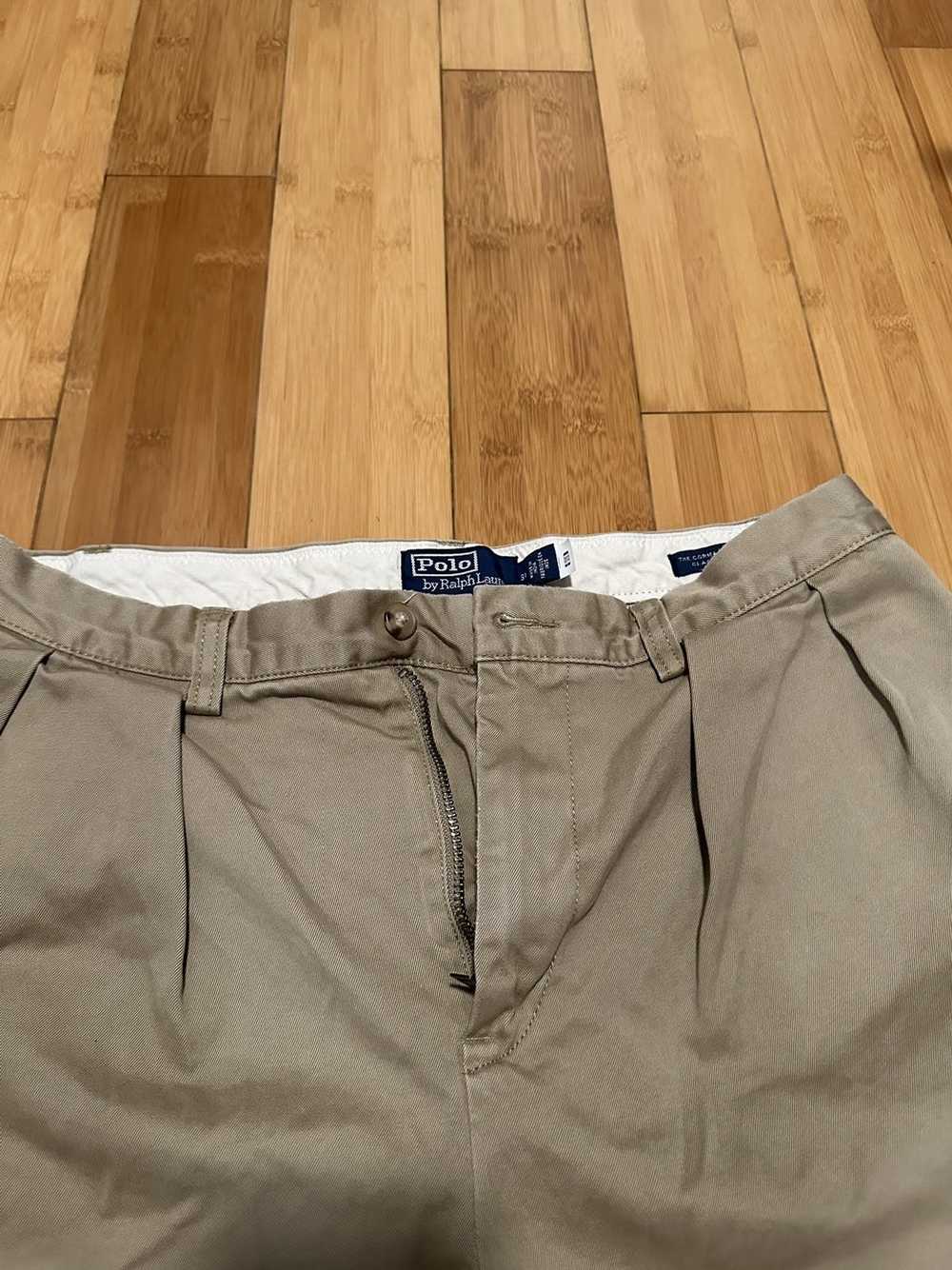 Polo Ralph Lauren Pleated Khaki Shorts - image 2