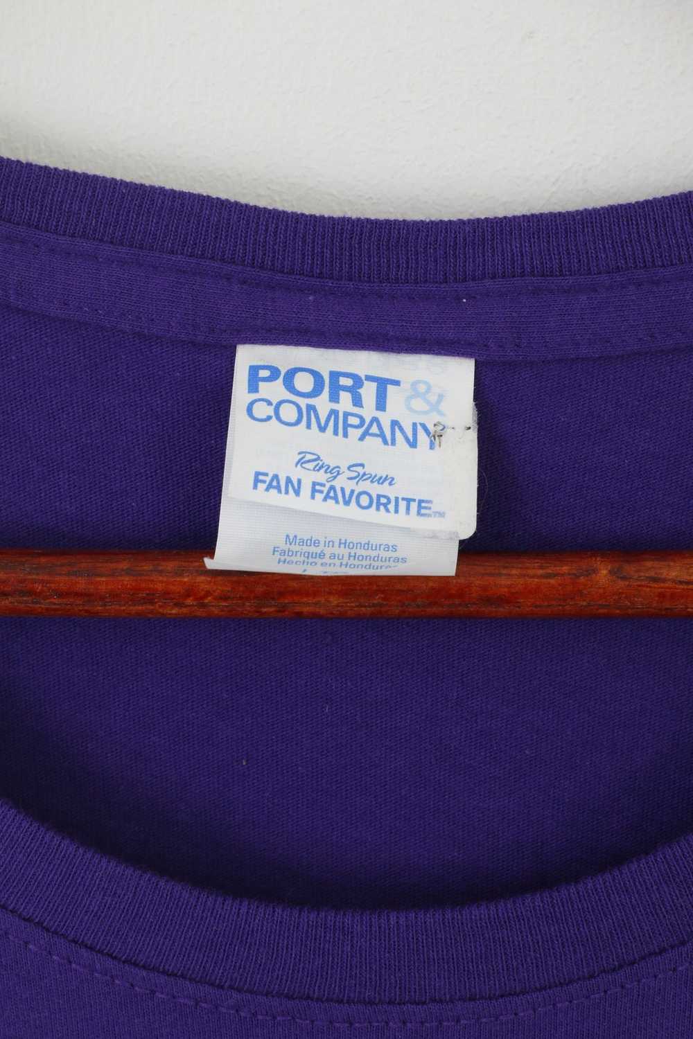 Vintage Port & Company Women XL T-Shirt Purple Co… - image 3