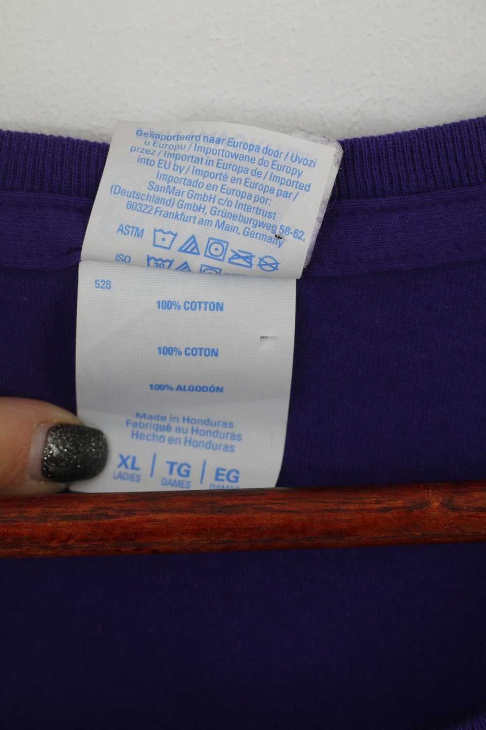 Vintage Port & Company Women XL T-Shirt Purple Co… - image 4