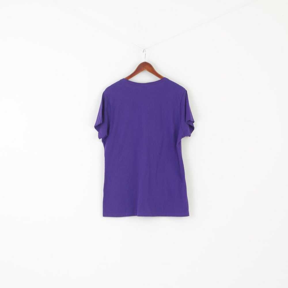 Vintage Port & Company Women XL T-Shirt Purple Co… - image 5