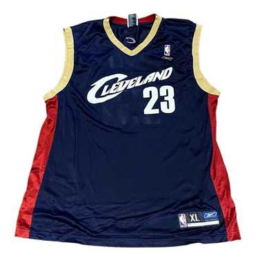 LeBRON JAMES  Cleveland Cavaliers 2003 Away Reebok Throwback NBA