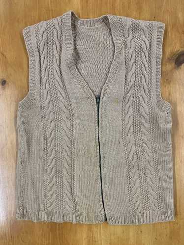 Coloured Cable Knit Sweater × Vintage Vintage 1980