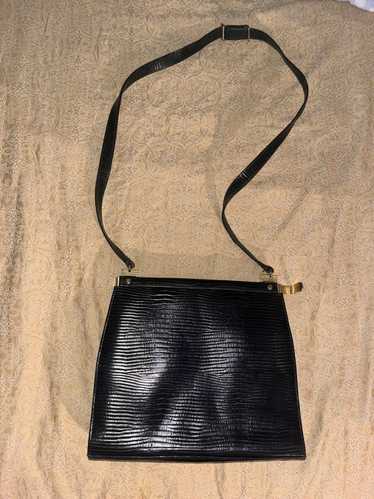 Vintage Black Snakelike purse - image 1