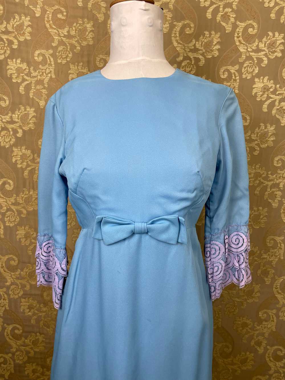 B34" Late 1960s 'Berkertex Bridal Boutique' Blue … - image 2