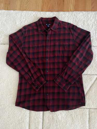 Gap Gap Black and Red Flannel sz L - image 1