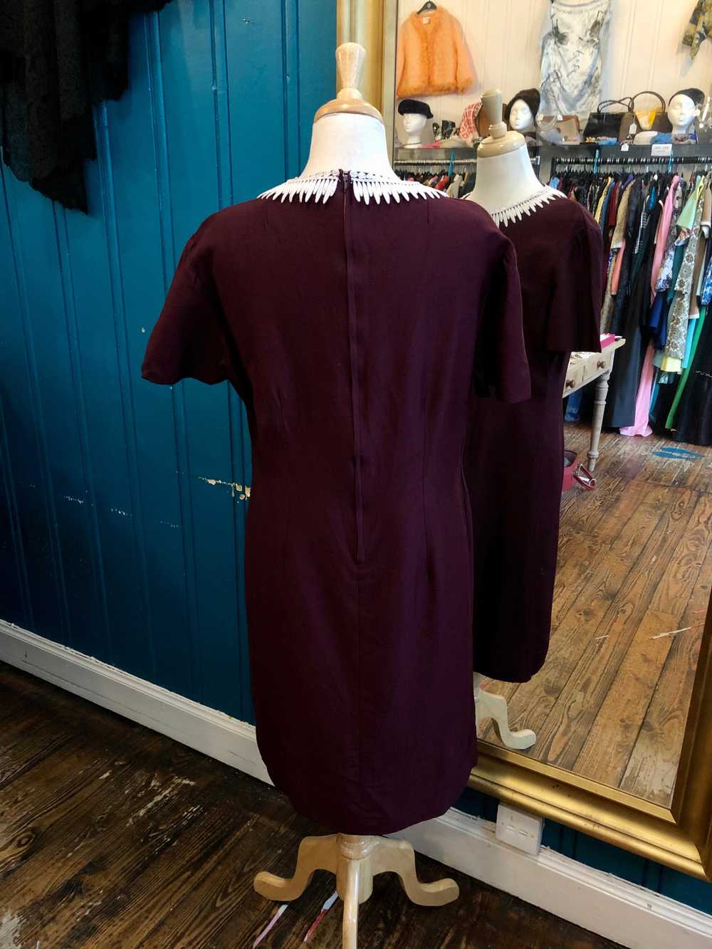 B40”-43” 1960s Vestiflores Purple Dress Notorious… - image 5
