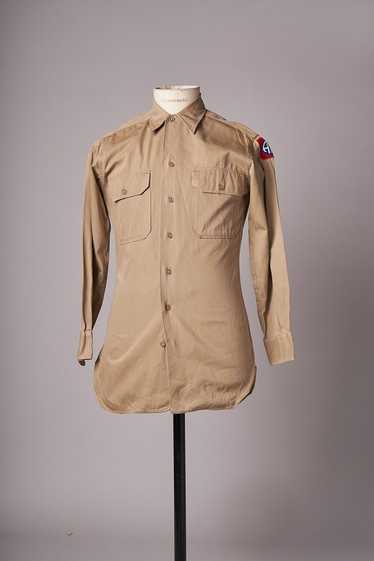 Vintage 1940s Military Airborne Field Shirt
