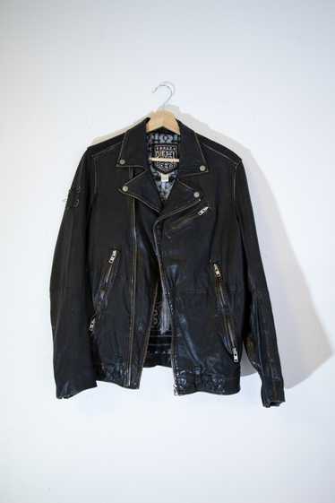 Diesel Diesel Distressed Leather Perfecto