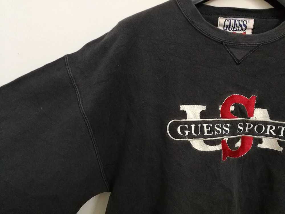 Guess × Vintage vtg guess sport usa sweatshirt bl… - image 8